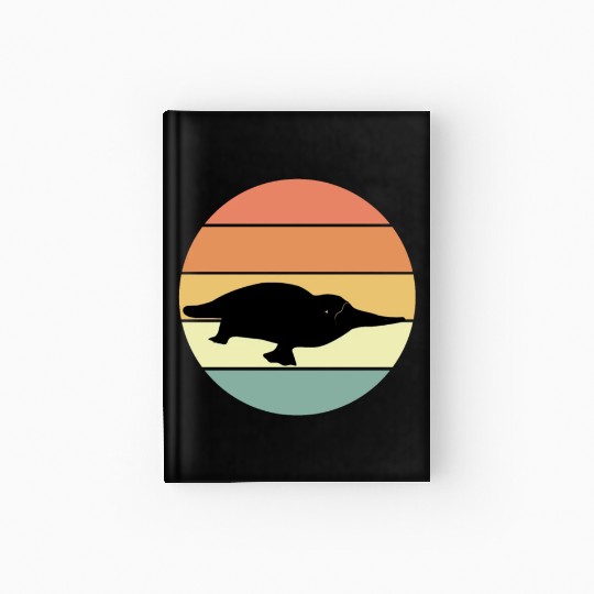 Retro Platypus Hardcover Journal