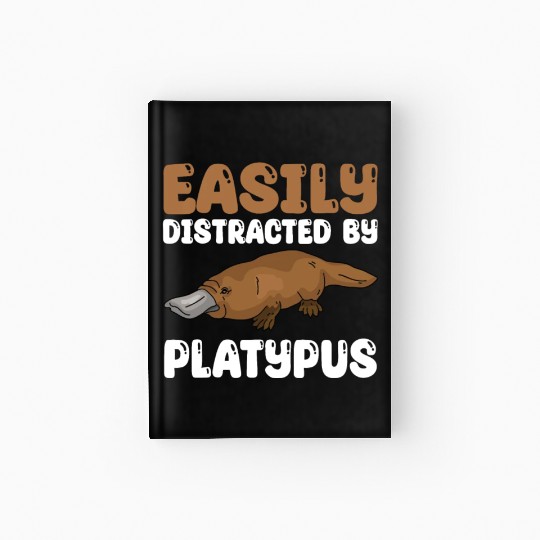 Platypus Lover Design Hardcover Journal