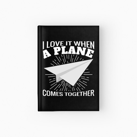 Airline Pilot Aviation Pun For a Corporate Pilot Hardcover Journal