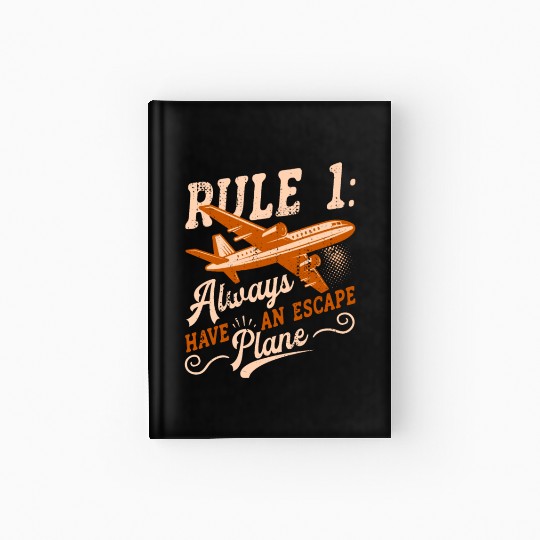 Airline Pilot Aviation Pun For a Corporate Pilot Hardcover Journal