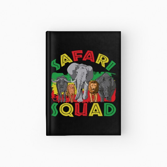 Safari Lifestyle Lion Gang Animal Wild Animal Life Hardcover Journal
