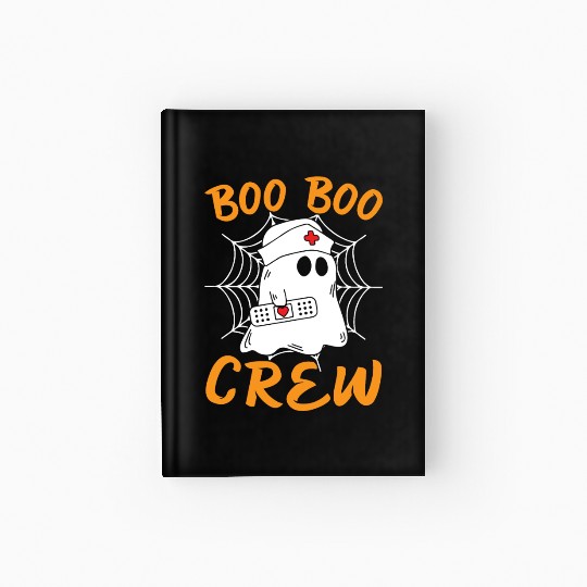 Halloween Costume - Boo Boo Crew Ghost Hardcover Journal