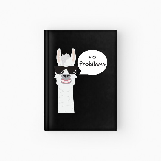 Funny Animals For Animal Lovers Lama, Alpaka Hardcover Journal