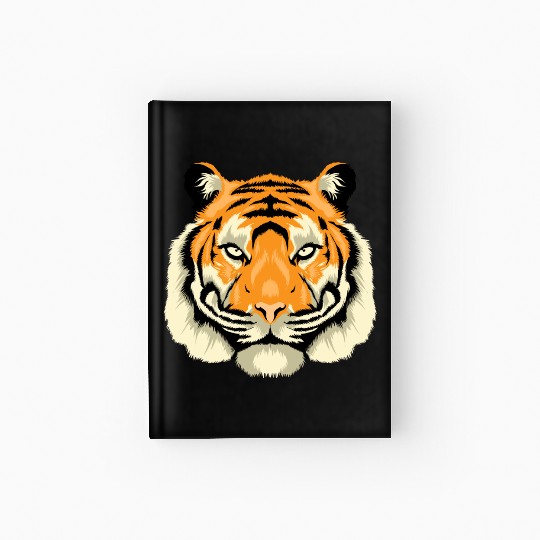 Tiger Head Hardcover Journal