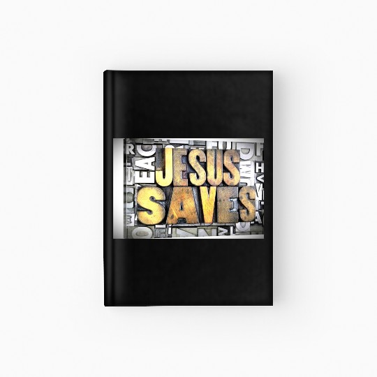 jesus saves Hardcover Journal