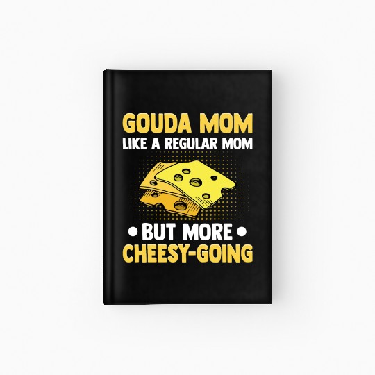 Gouda Cheese Slices charcuterie cheese board Hardcover Journal