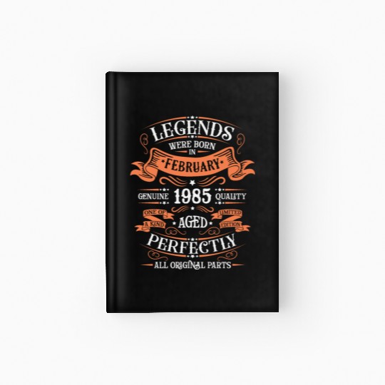 February 1985| February 1985 anniversary 1985 Hardcover Journal