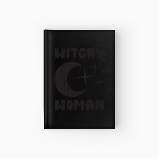 Witchy Woman - magic halloween Hardcover Journal