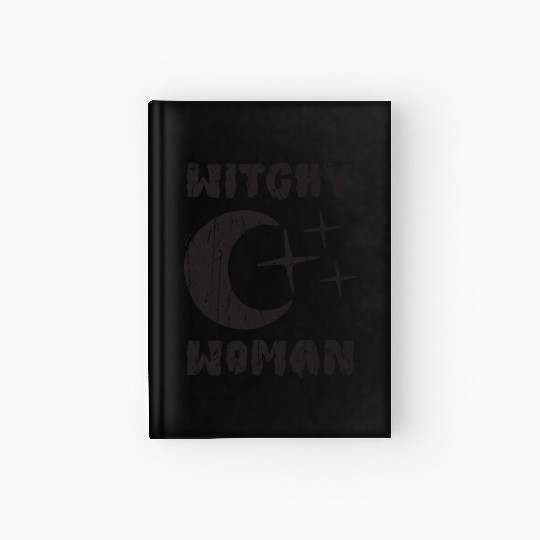 Witchy Woman - magic halloween Hardcover Journal