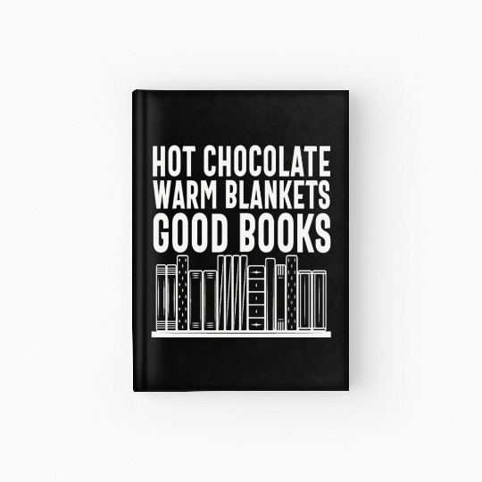 Hot Chocolate Warm Blanket Good Books Cool Quotes Hardcover Journal