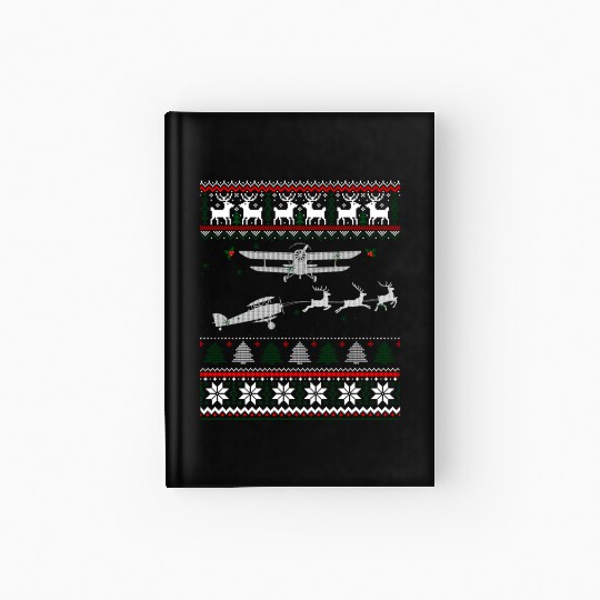 Best Christmas Thanksgiving Gift Pilots Aviation Hardcover Journal