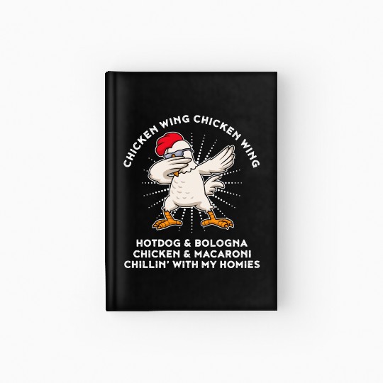 Chicken Wing Chicken Wing Hardcover Journal Song Lyric Hot Dog