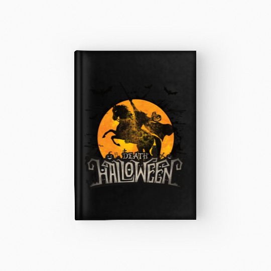 Death Halloween - halloween party Hardcover Journal
