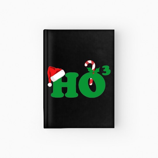 Ho Ho Ho Cubed Christmas Math Hardcover Journal