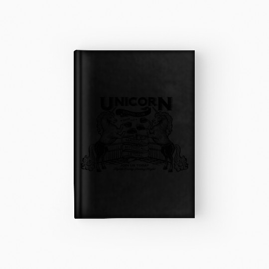 Unicorn Boxing Club Hardcover Journal