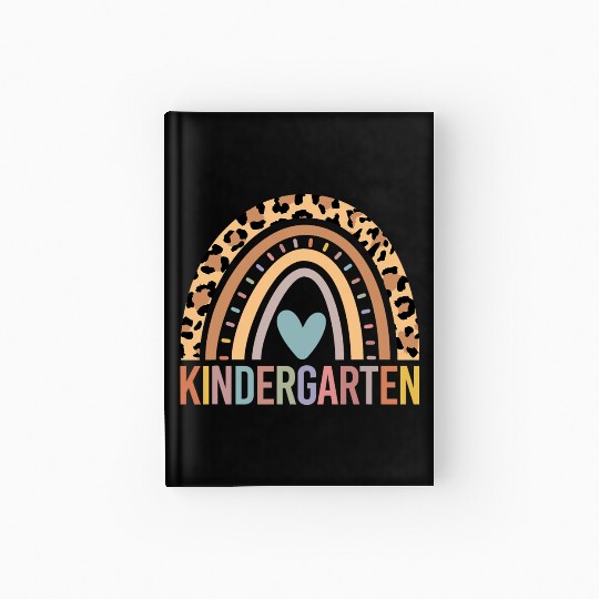 Kindergarten Rainbow Girls Boys Teacher Team Kinde Hardcover Journal