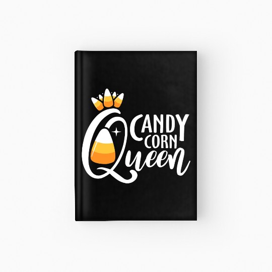 Candy Corn Queen Funny Halloween Costume Gift Hardcover Journal