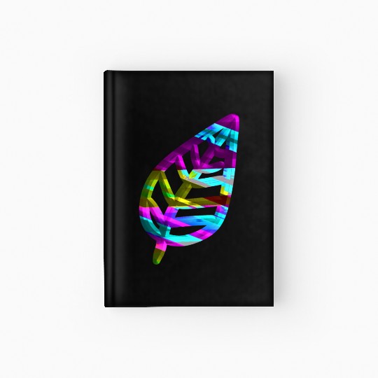 leaf icon nature colorful Hardcover Journal