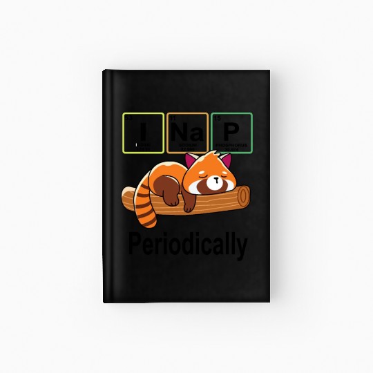I Nap Red Panda Hardcover Journal