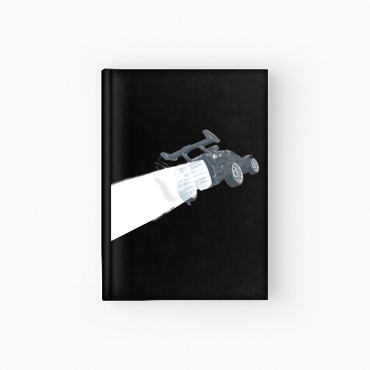 Monster Cat Rocket Hardcover Journal