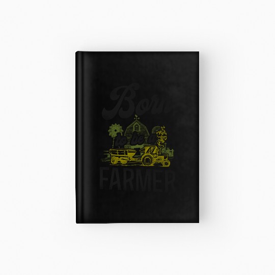 Farming Farmer Tractor Vintage Hardcover Journal