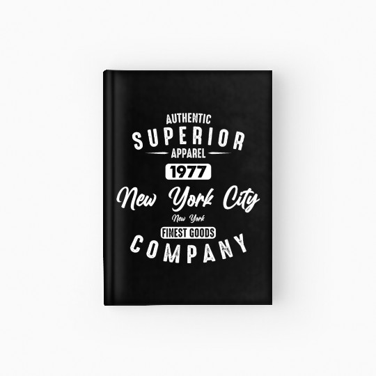 New York City Born In 1977 Vintage Birthday Hardcover Journal