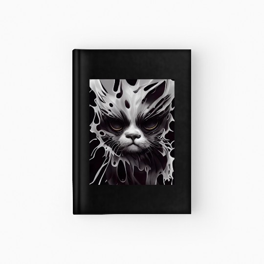 Angry Cat Hardcover Journal