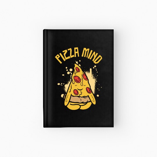 Serenity Pizza Meditation Yoga Pizza Lover Yoga Hardcover Journal