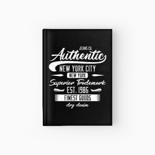 New York City Born In 1986 Vintage Birthday Hardcover Journal