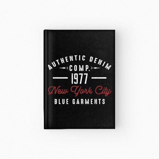 New York City Born In 1977 Vintage Birthday Hardcover Journal