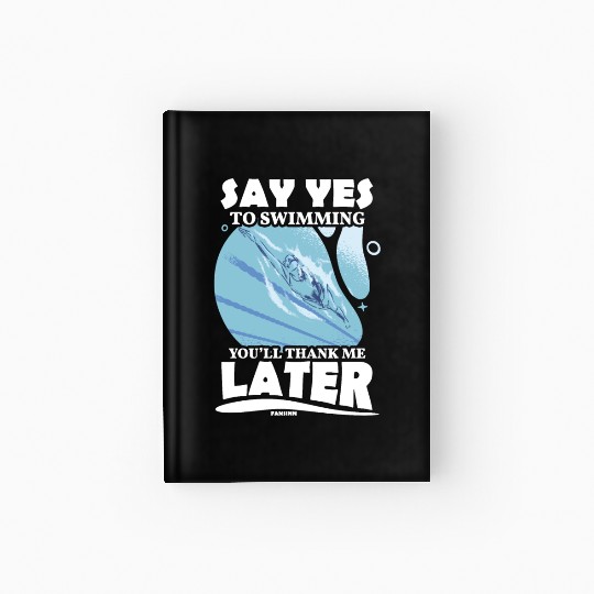 To swim Hardcover Journal