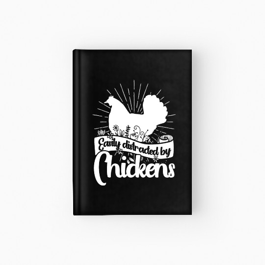 Chickens Rooster Chicken Farmer Hen Poultry Cock Hardcover Journal