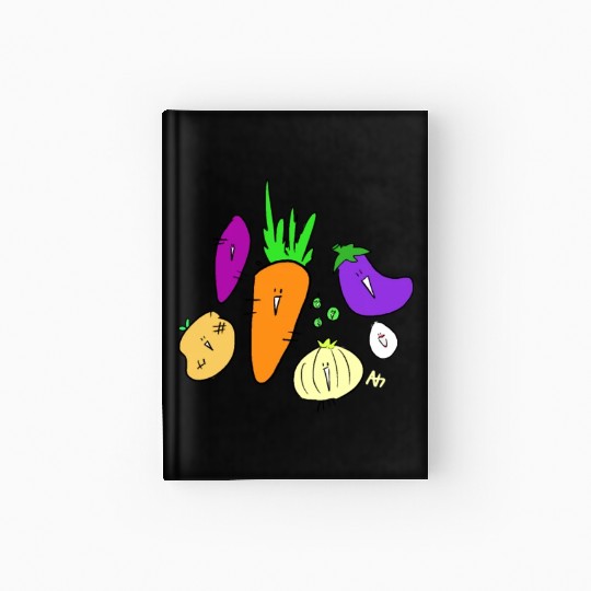 Vegetable friends Hardcover Journal