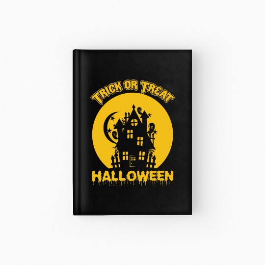 Trick or Treat Halloween Hardcover Journal Design
