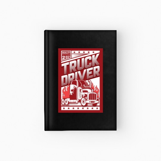 Truck Driver, Truck driving Hardcover Journal