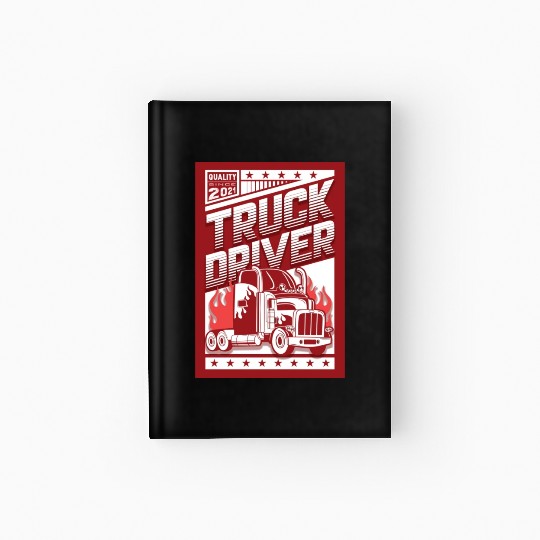 Truck Driver, Truck driving Hardcover Journal