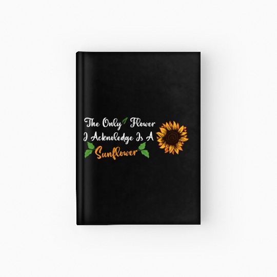 Sunflower Gardening Hardcover Journal