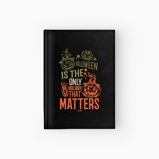 Halloween Horror Pumpkin Party Hardcover Journal