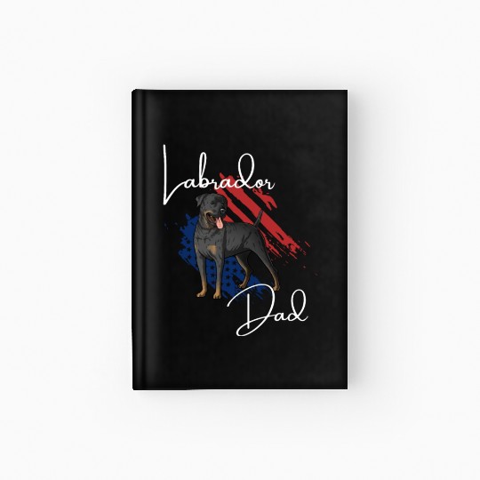 Labrador dad Hardcover Journal