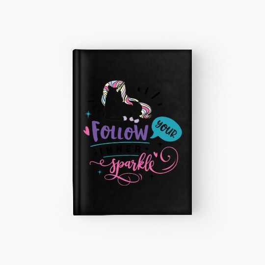 Follow Your Inner Mental Health Matters Vintage Hardcover Journal