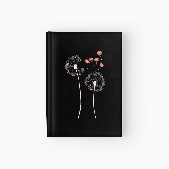 Piglet Farmer Farm Animal Dandelion Funny Pig Hardcover Journal