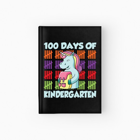 100 Days Of Kindergarten Team Cute Sweet Sayings Hardcover Journal