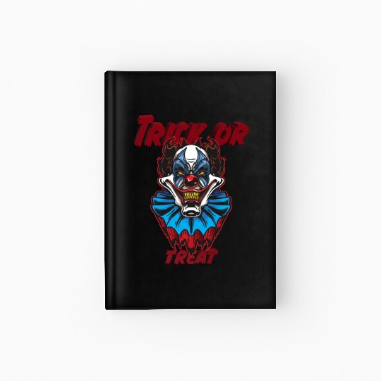 Scary Clown Hardcover Journal