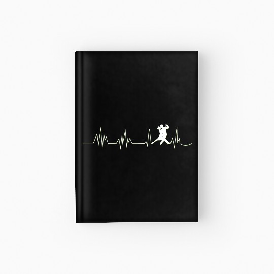 Dance Heartbeat Dance Teacher Dancer Ballroom Hardcover Journal