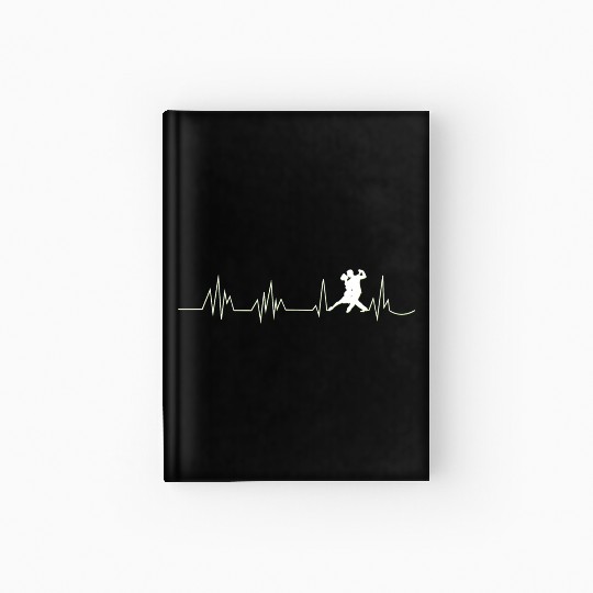 Dance Heartbeat Dance Teacher Dancer Ballroom Hardcover Journal