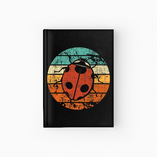 Retro Vintage Ladybug Animal Insect Lover Ladybird Hardcover Journal