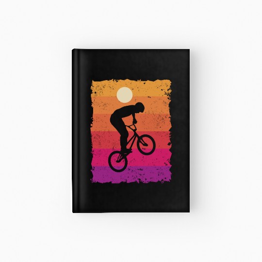 BMX Bike Tricks Bicycle Riders Cycling BMX Hardcover Journal
