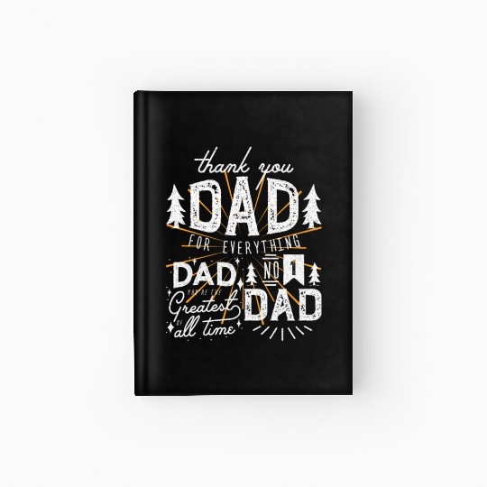 Thank you dad for everything Hardcover Journal