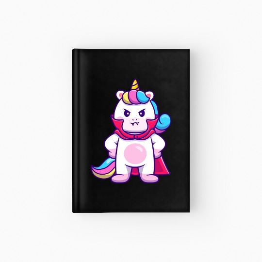 Unicorn Vampire - Halloween Hardcover Journal