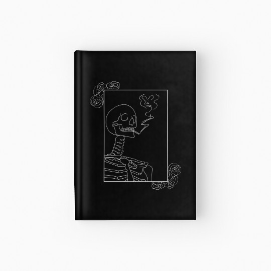 Death with zigarette Hardcover Journal